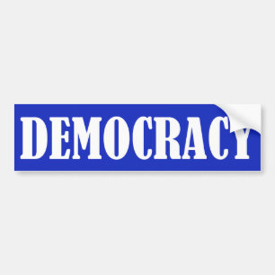 Adesivo Para Carro Democracia