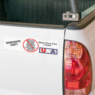 Adesivo Para Carro Democracia Americana