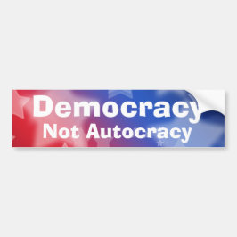 Adesivo Para Carro Democracy Not Autocracy