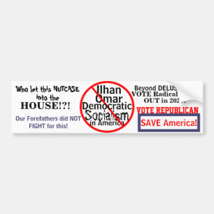 Adesivo Para Carro Democrata Ilhan Omar Democrata Edit YEAR