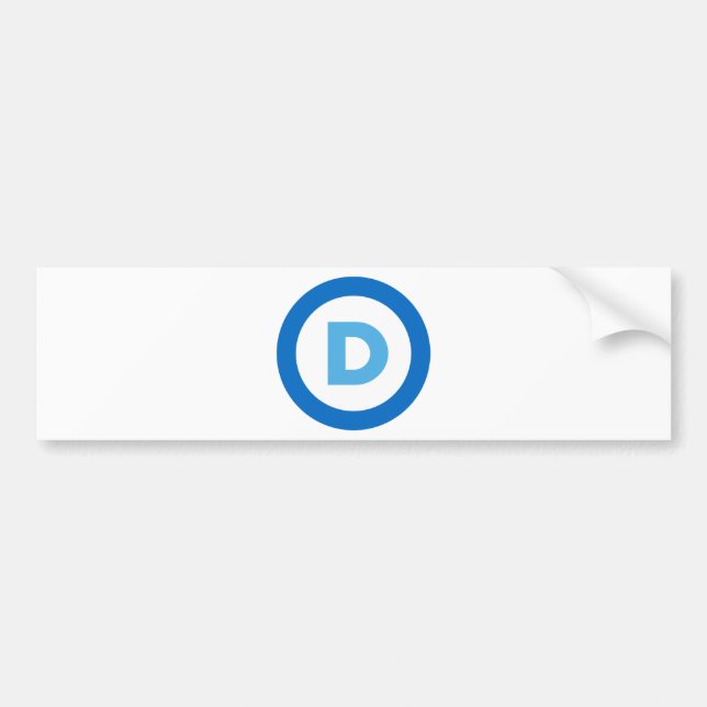 Adesivo Para Carro Democratas (Frente)