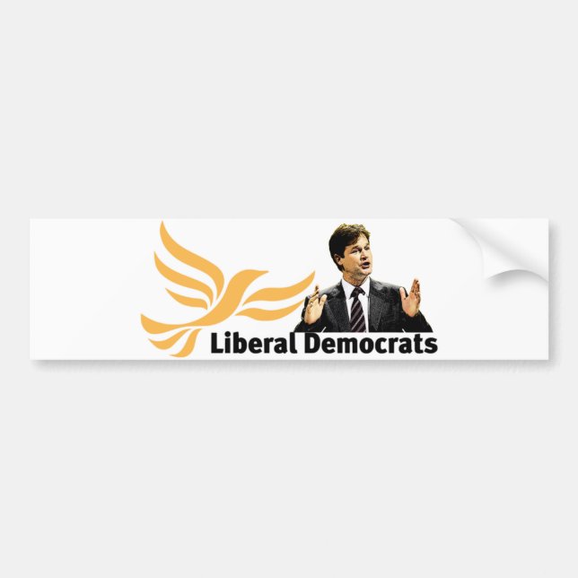 Adesivo Para Carro Democratas liberais (Frente)