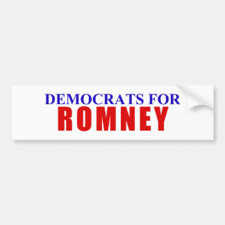 Adesivo Para Carro Democratas para Romney