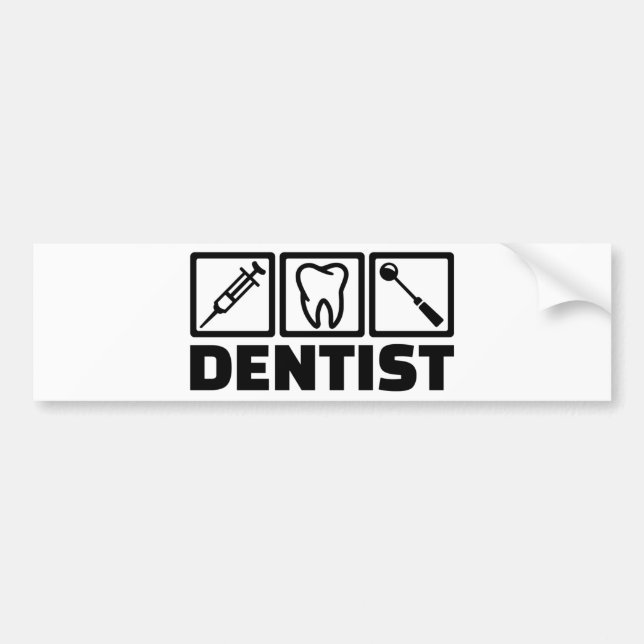 Adesivo Para Carro Dentista (Frente)