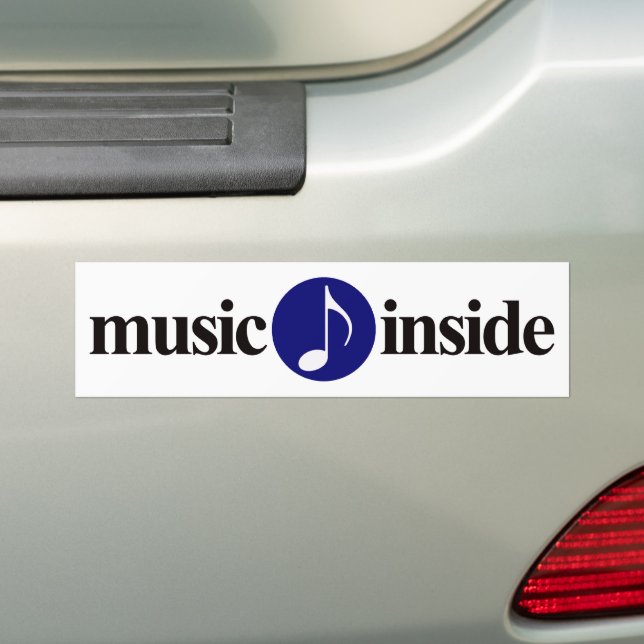 Adesivo Para Carro dentro de música (No carro)