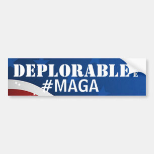 Adesivo Para Carro Deplorável eu #MAGA/faz o excelente de América