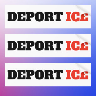 Adesivo Para Carro Deportar ICE Anti Trump