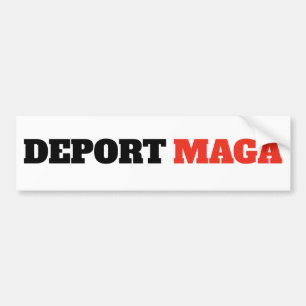 Adesivo Para Carro Deportar MAGA Anti Trump