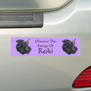 Adesivo Para Carro Descubra A Energia Da Rosa Reiki