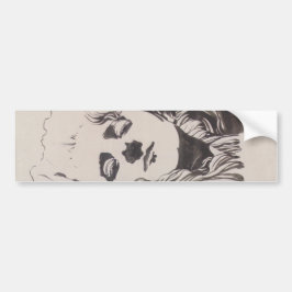 Adesivo Para Carro Desenho de uma mulher de "Ver Sacrum" (Moser)