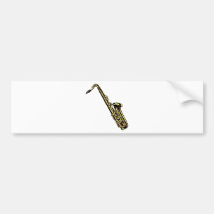 Adesivo Para Carro Desenho do saxofone