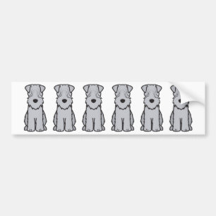 Adesivo Para Carro Desenhos animados Wheaten brandamente revestidos