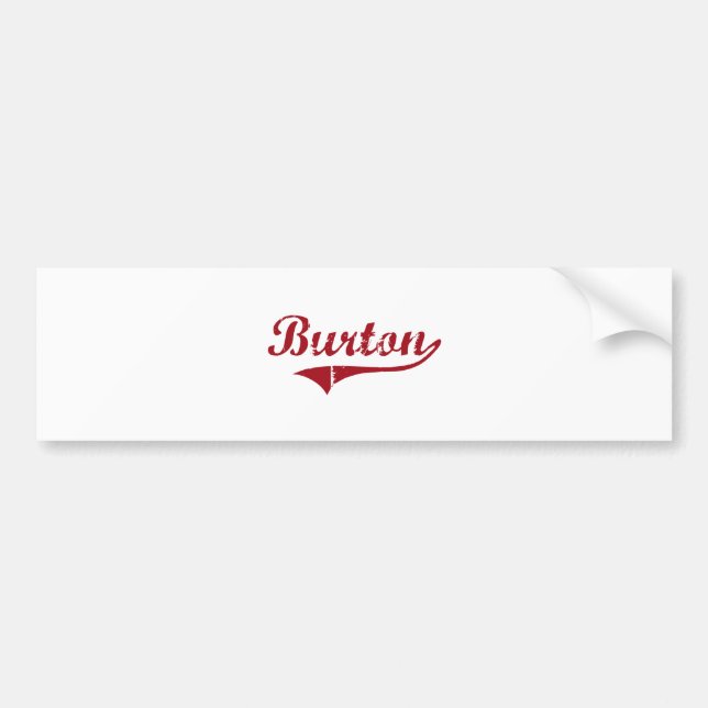Adesivo Para Carro Design clássico de Burton Ohio (Frente)