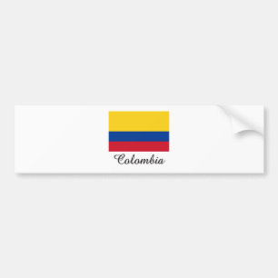 Adesivo Para Carro Design da bandeira de Colômbia
