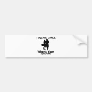 Adesivo Para Carro Design da dança quadrada