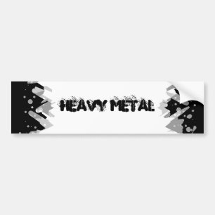 Adesivo Para Carro Design da rocha do Grunge do metal pesado