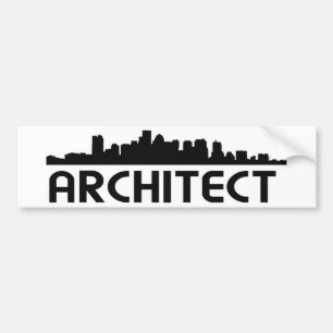 Adesivo Para Carro Design da skyline do arquiteto!