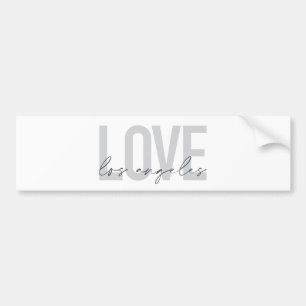 Adesivo Para Carro Design de Amor de Los Angeles moderno, simples e u