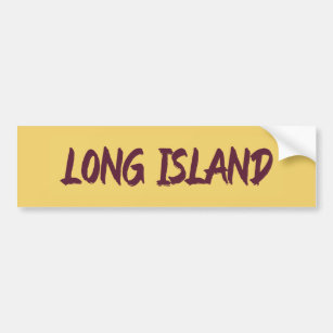 Adesivo Para Carro Design de Base de Texto de Ilha Longa no Fundo Ama