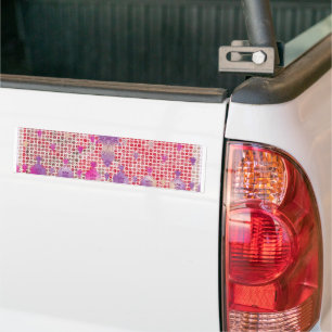 Adesivo Para Carro design de fundo roxo com pontos