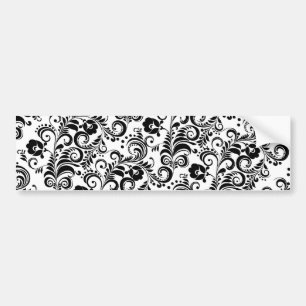 Adesivo Para Carro design de fundo verde branco-preto