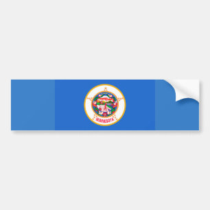 Adesivo Para Carro Design de Sinalizador do Estado do Minnesota