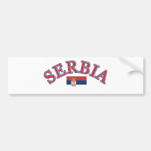 Adesivo Para Carro Design do futebol de Serbia