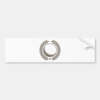 Adesivo Para Carro Design do vintage da bola de golfe