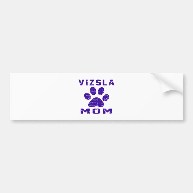 Adesivo Para Carro Design dos presentes da mamã de Vizsla (Frente)