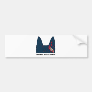Adesivo Para Carro Design Pointy da nação da orelha
