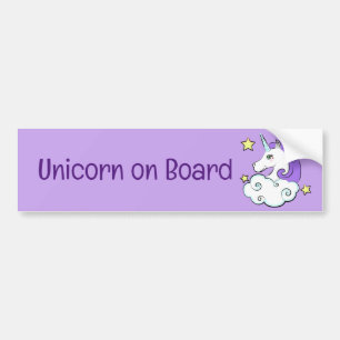 Adesivo Para Carro Design Unicorn