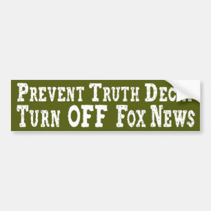 Adesivo Para Carro Desligue Fox News