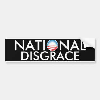 Adesivo Para Carro Desonra nacional de Obama