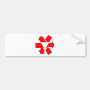 Adesivo Para Carro Desreciclar símbolo