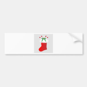 Adesivo Para Carro Destino da paz do bastão de doces da meia do Natal