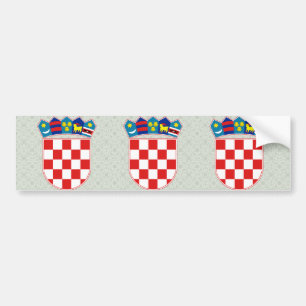 Adesivo Para Carro Detalhe da brasão de Croatia
