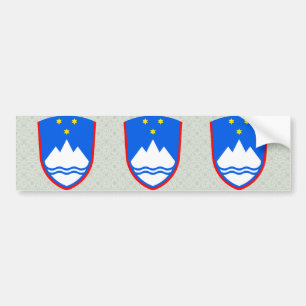 Adesivo Para Carro Detalhe da brasão de Slovenia