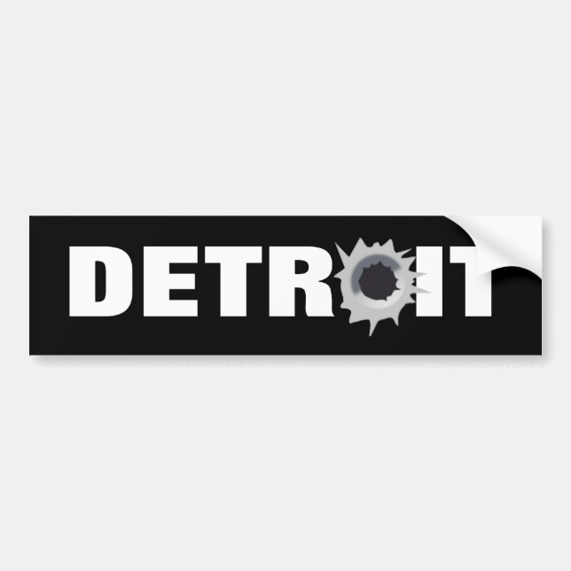 Adesivo Para Carro Detroit (Frente)