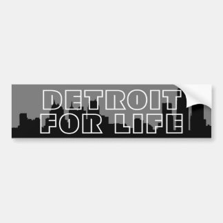 Adesivo Para Carro Detroit for Life - Skyline