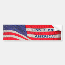 Adesivo Para Carro Deus abençoe America Bumper Sticker