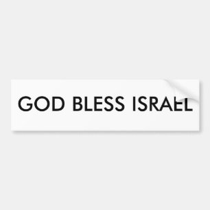 ADESIVO PARA CARRO DEUS ABENÇOE ISRAEL