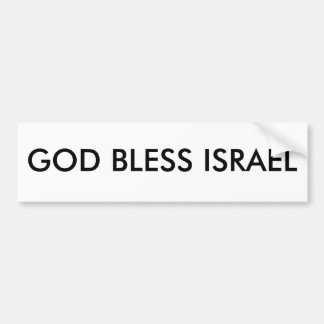 ADESIVO PARA CARRO DEUS ABENÇOE ISRAEL
