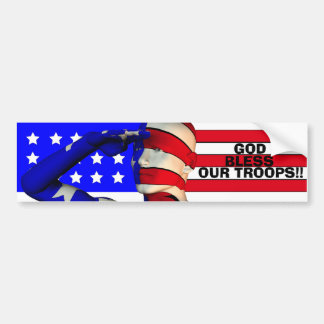 Adesivo Para Carro DEUS ABENÇOE NOSSAS TROPAS!! … Bumperstickers