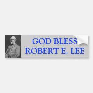 Adesivo Para Carro Deus abençoe Robert E Lee