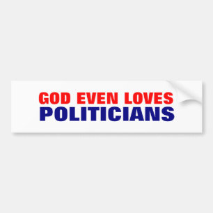 Adesivo Para Carro Deus até ama políticos