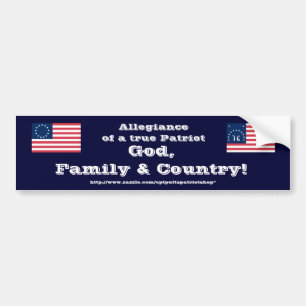Adesivo Para Carro Deus, família & país!