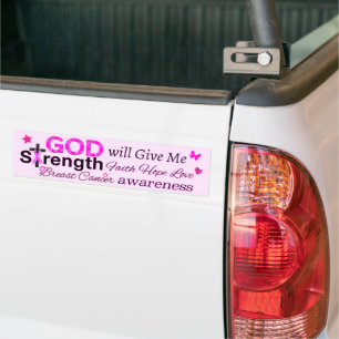 Adesivo Para Carro DEUS Me Dará Força