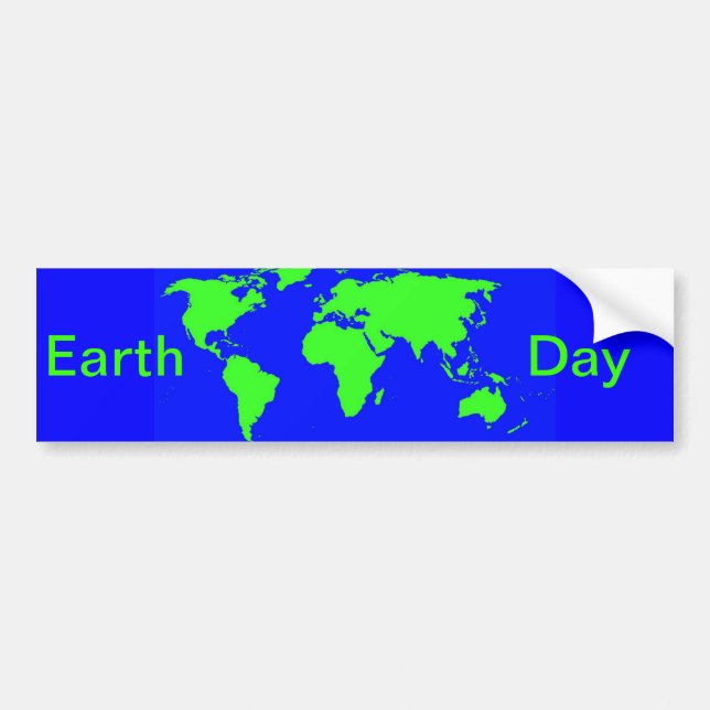 Adesivo Para Carro Dia da Terra (Frente)