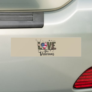 Adesivo Para Carro Dia de Amar Nossos Veteranos Orgulhosamente Dia do