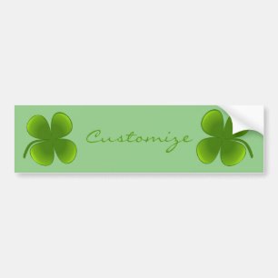 Adesivo Para Carro Dia de São Patrício Shamrocks Thunder_Cove